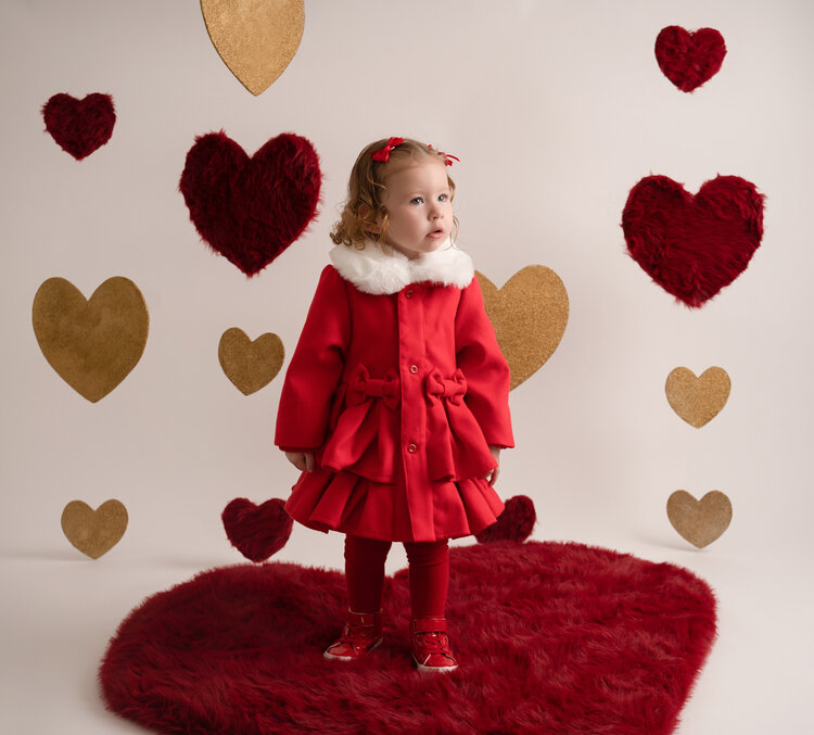 Little A Little A AW24 Harper Felt Coat & Beret Set