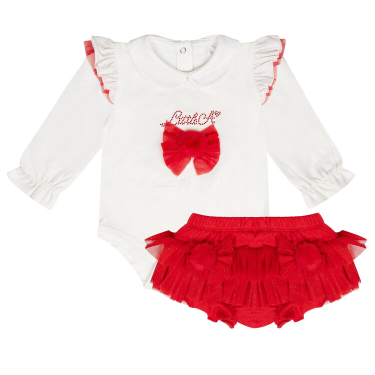 Little A Little A AW24 Heidi Pom Pom Tulle Jam Pant Set