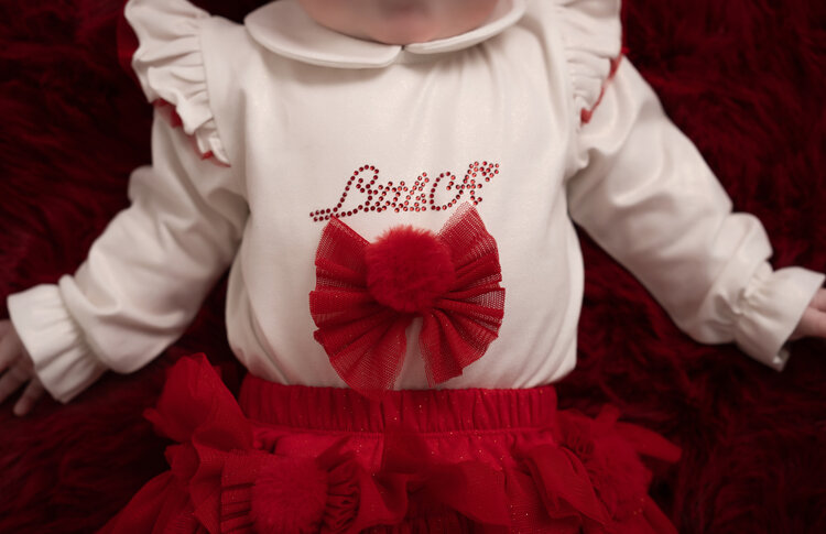 Little A Little A AW24 Heidi Pom Pom Tulle Jam Pant Set