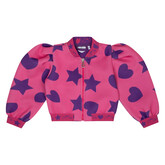 ADee A'Dee AW24 Tia Hearts & Stars Print Bomber
