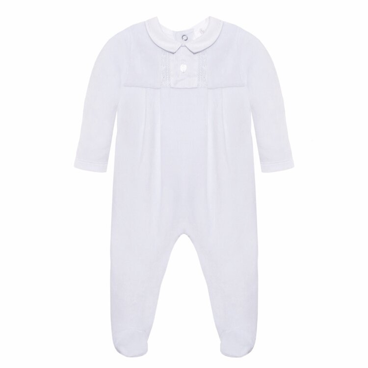 Patachou Patachou AW24 Velour Babygrow - 3048 - 1 MONTH