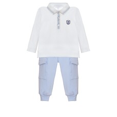 Patachou Patachou AW24 Polo Top & Joggers - 3303/3307 - 12 MONTHS