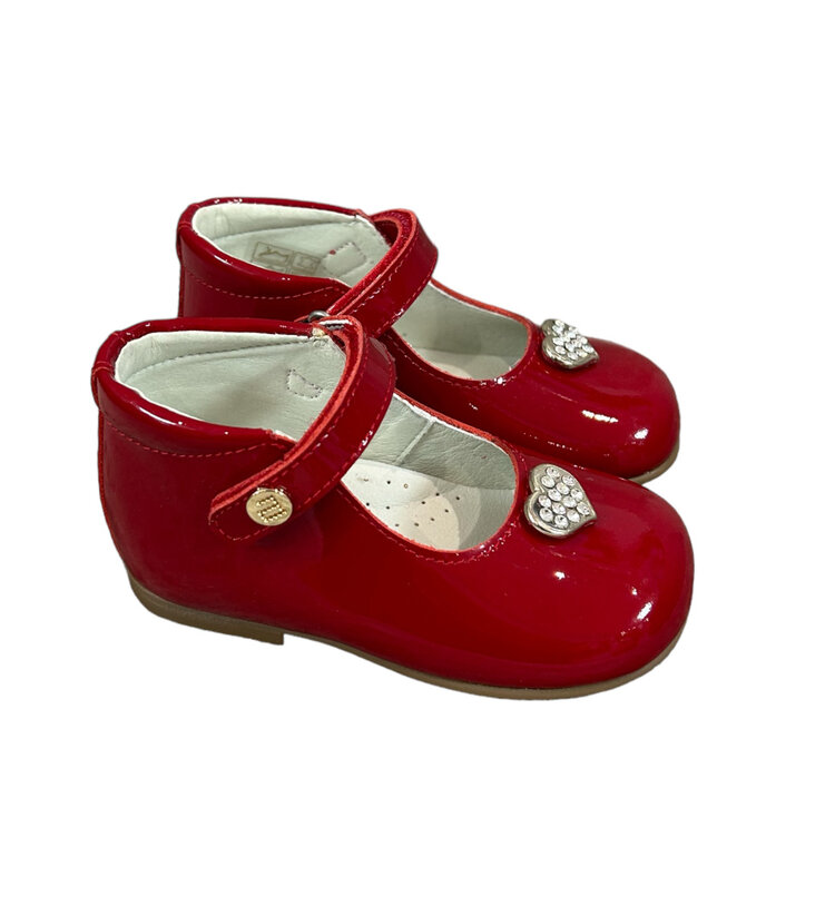 Andanines Andanines Velcro Strap Heart Shoe 242150 AW24