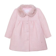 Patachou Patachou AW24 Fur Collar Coat - 3203