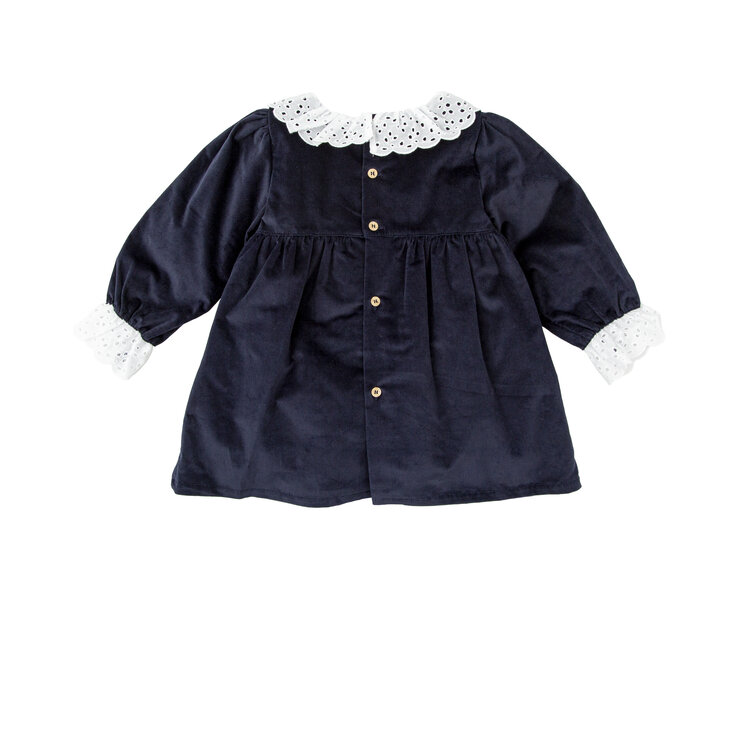 Babidu Babidu AW24 Velvet Dress - 90661