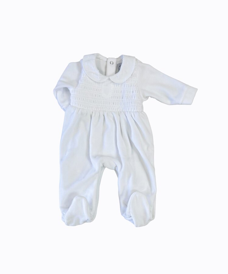Babidu Babidu AW24 Velour Babygrow - 19914 - 0 MONTHS