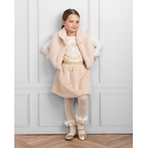 Caramelo AW24 Cosy Carriage Faux Fur Skirt Set - 342247