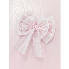 Caramelo AW24 Pearl Hair Bow with Alligator Clip - 349757