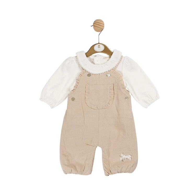 Mintini Mintini AW24 Girls Dungaree Set - MB6114