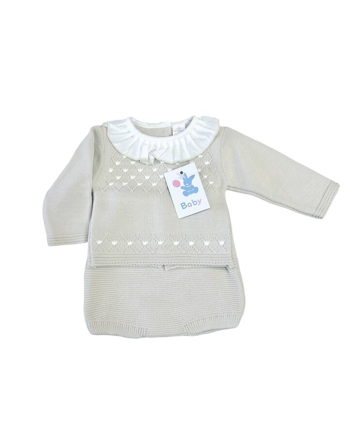 Little Star Little Star AW24 Girls Knit Set - C7109