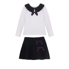 Patachou Patachou AW24 Pleated Skirt Set - 3487/3488