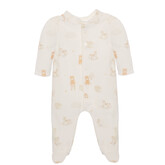 Pom Petit Pom Pom Petit Pom AW24 Velour Babygrow - 5021