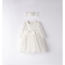 iDO iDO AW24 Lace Detail Dress & Headband - 4A266