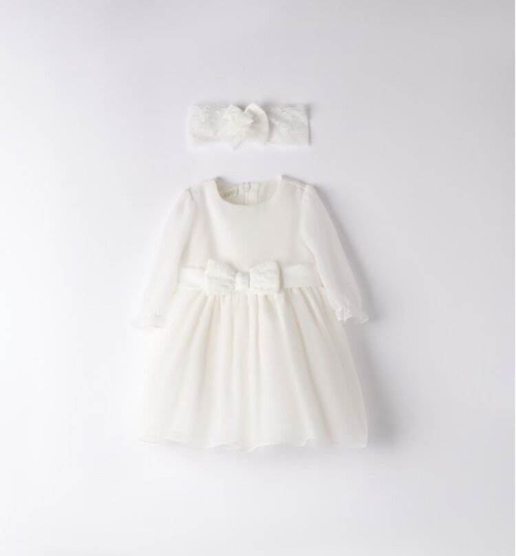 iDO iDO AW24 Lace Detail Dress & Headband - 4A266