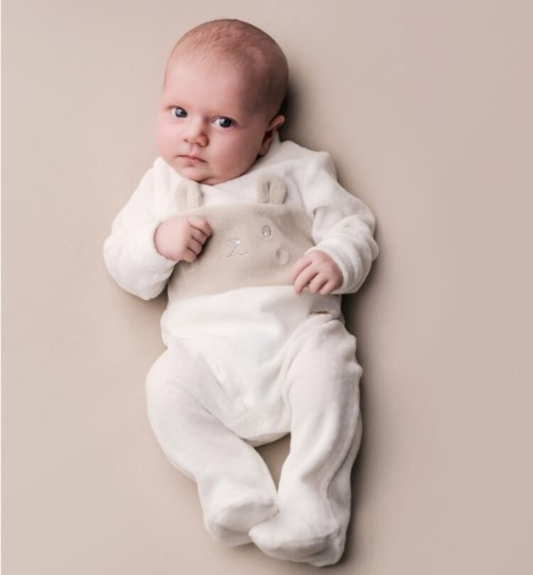 iDO iDO AW24 Velour Babygrow - 4A248