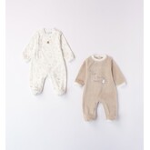 iDO iDO AW24 Velour Babygrow Set - 4A222