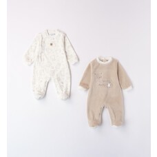 iDO iDO AW24 Velour Babygrow Set - 4A222