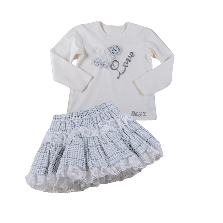 DAGA Daga AW24 Lace Detail Skirt Set - M9823/M9824