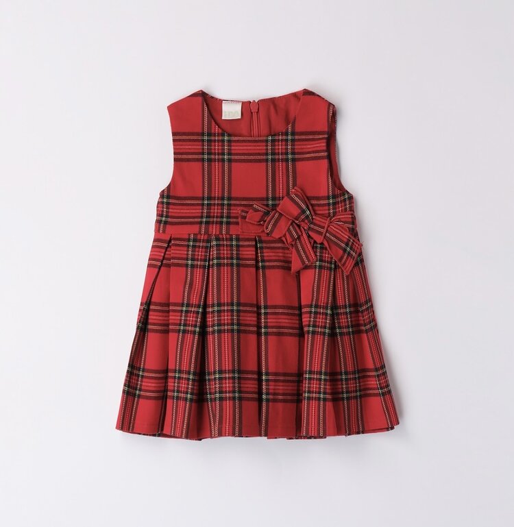 iDO iDO AW24 Tartan Dress Set - 4A275/4A272