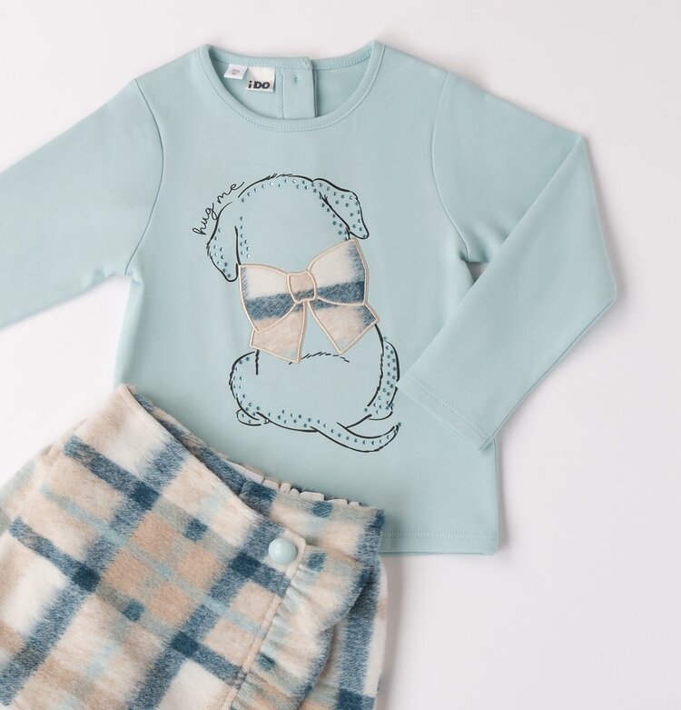 iDO iDO AW24 Check Skort Set - 4A541