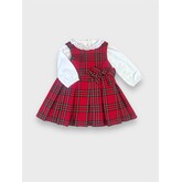 iDO iDO AW24 Tartan Dress Set - 4A275/4A272
