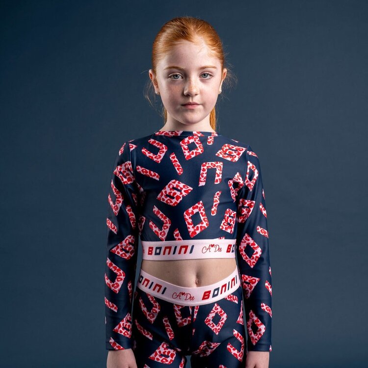 Bonini by A*Dee Bonini by A*Dee Power Letter Print Sport Top