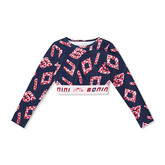 Bonini by A*Dee Bonini by A*Dee Power Letter Print Sport Top