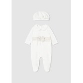 Mayoral Mayoral AW24 Velour Babygrow & Hat - 2782