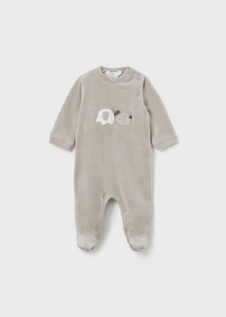 Mayoral Mayoral AW24 Velour 2 Piece Babygrow Set - 2794