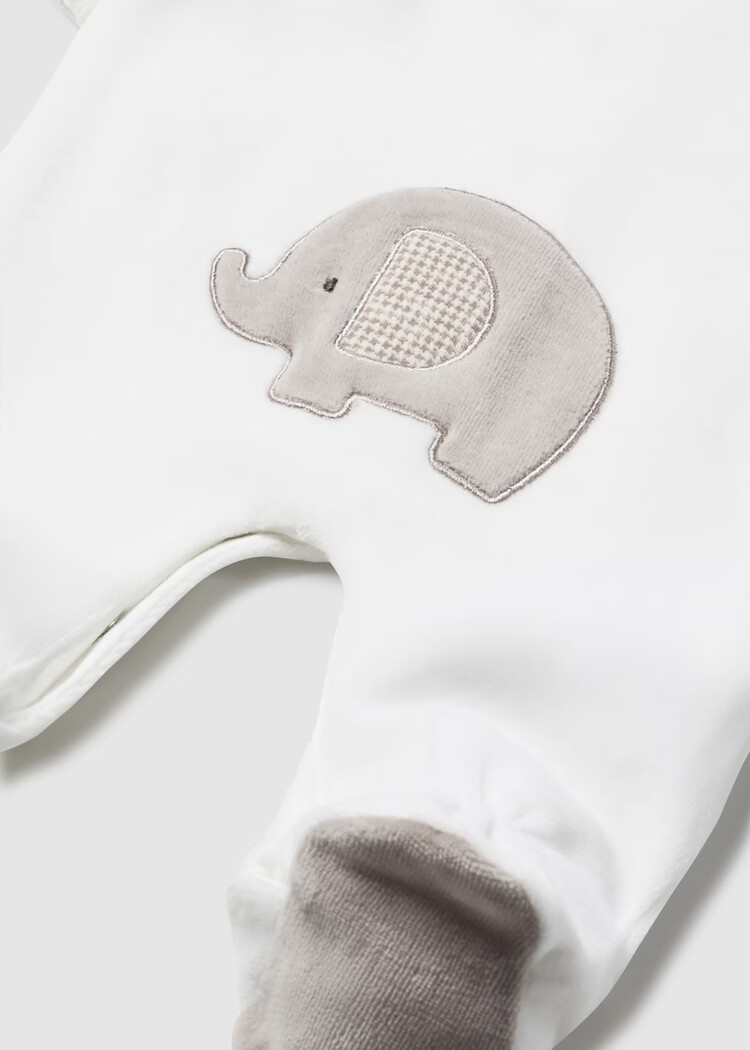 Mayoral Mayoral AW24 Velour 2 Piece Babygrow Set - 2794