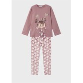 Mayoral Mayoral AW24 Heart Velvet Legging Set - 4703/4073