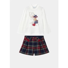 Mayoral Mayoral AW24 Tartan Short Set - 4061/4217