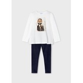 Mayoral Mayoral AW24 Velvet Legging Set - 4705