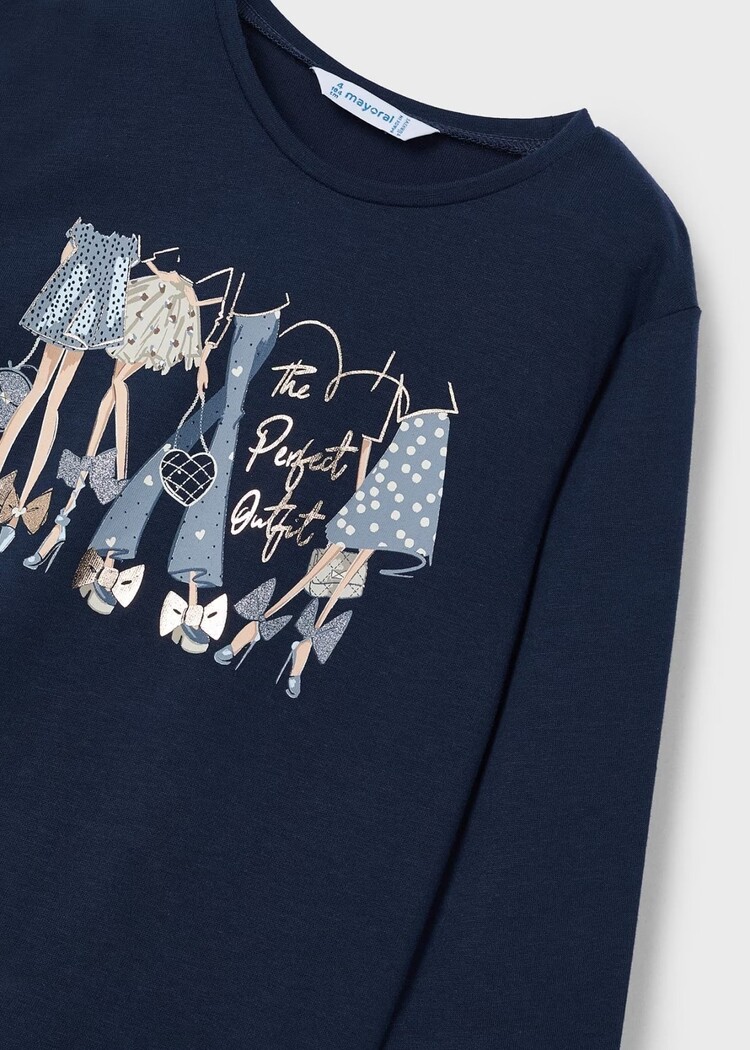 Mayoral Mayoral AW24 Bow Printed Legging Set - 4072/4704