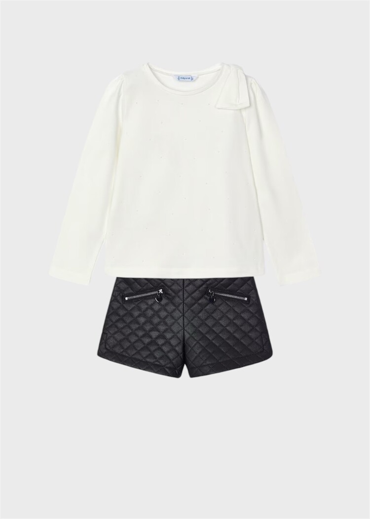 Mayoral Mayoral AW24 Quilted Short Set - 4064/4218