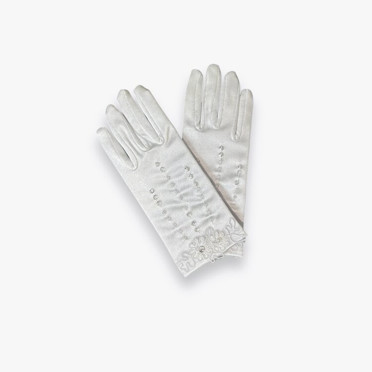 Little People Little People Floral Diamante Glove