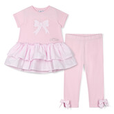 ADee A'Dee SS25 Cecelia Seersucker Frill Legging Set