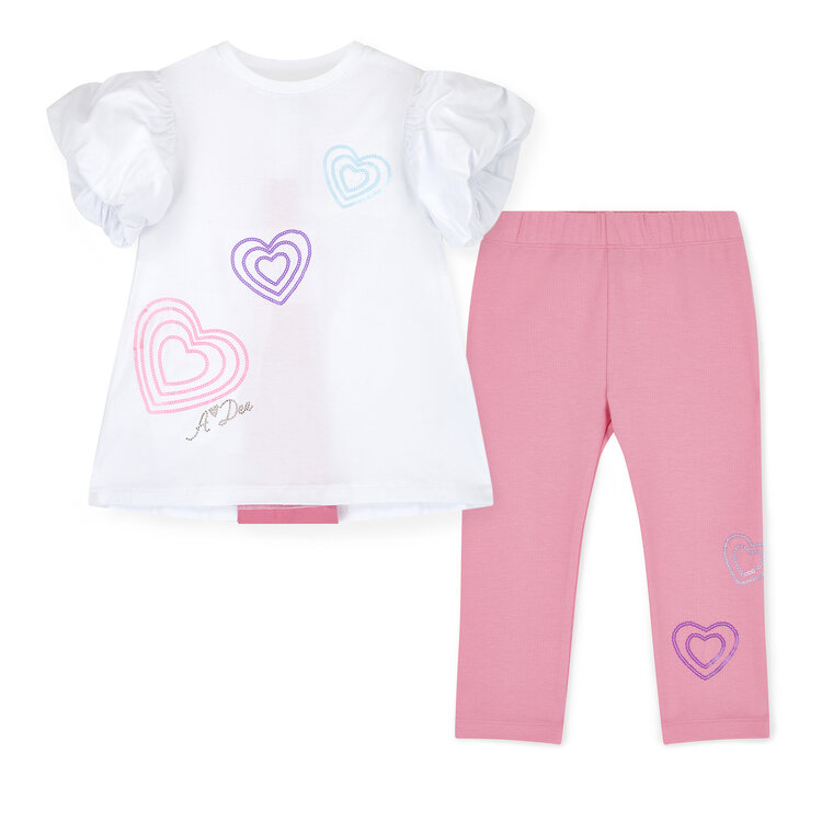 ADee A'Dee SS25 Ella Heart Legging Set