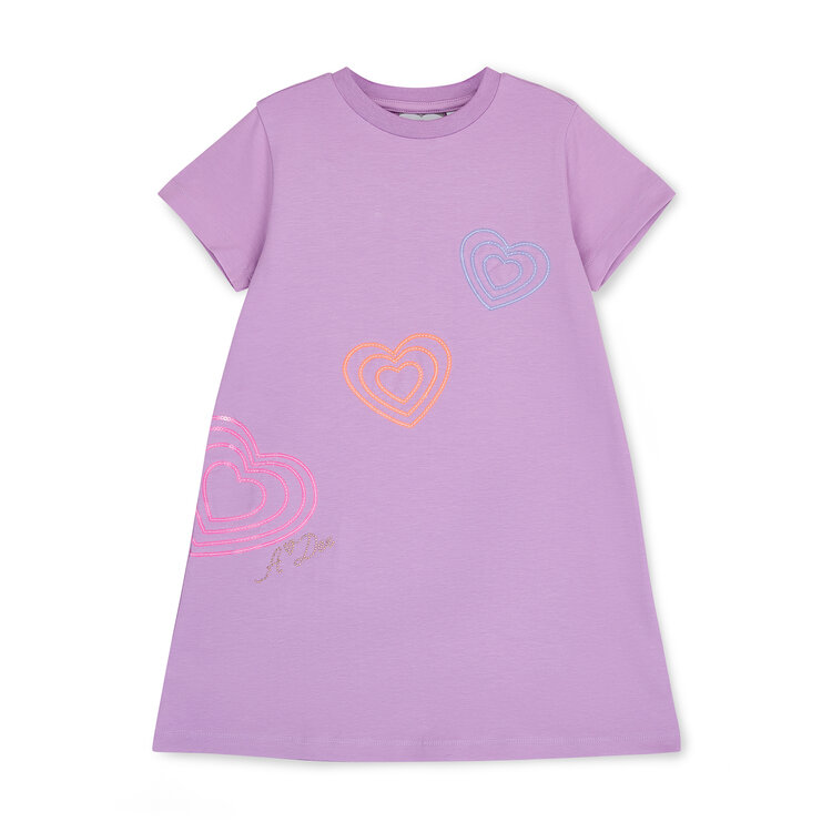 ADee A'Dee SS25 Evangeline Heart T-Shirt Dress
