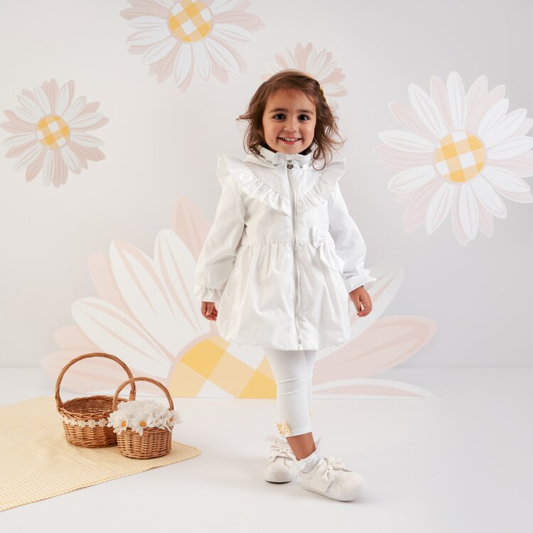 Little A Little A SS25 Bobbie Hooded Bow Jacket