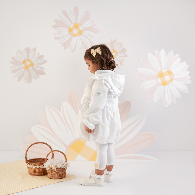 Little A Little A SS25 Bobbie Hooded Bow Jacket