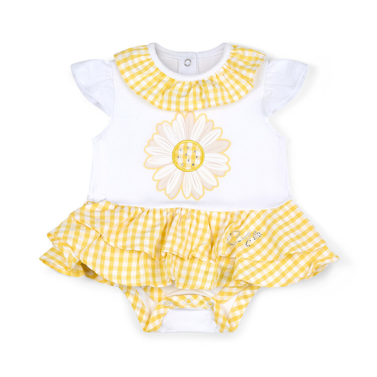 Little A Little A SS25 Billie Daisy Jersey Romper