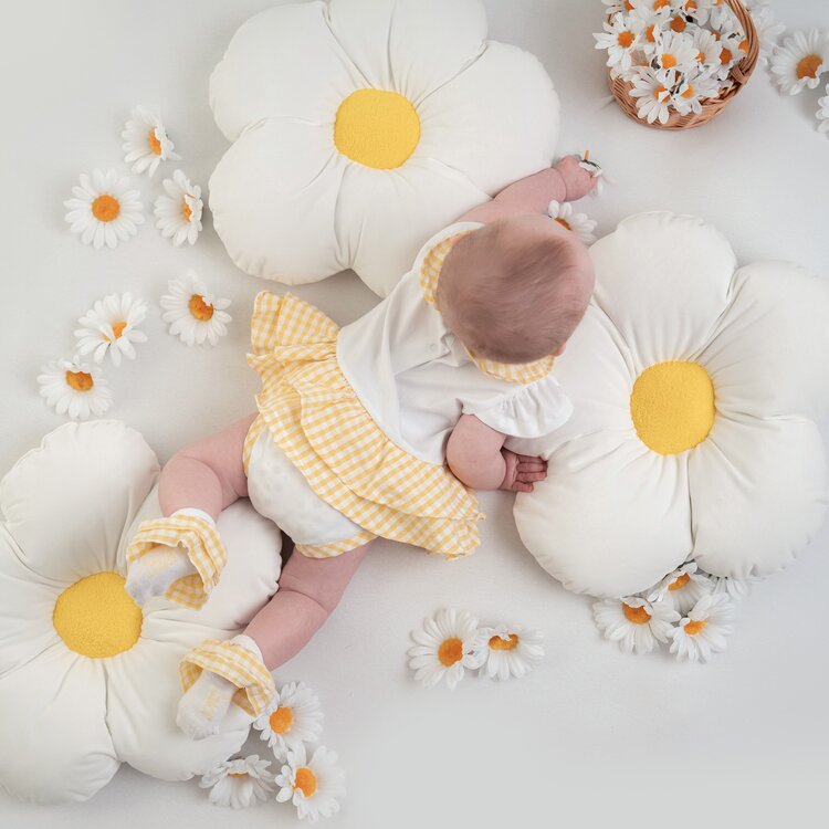Little A Little A SS25 Billie Daisy Jersey Romper