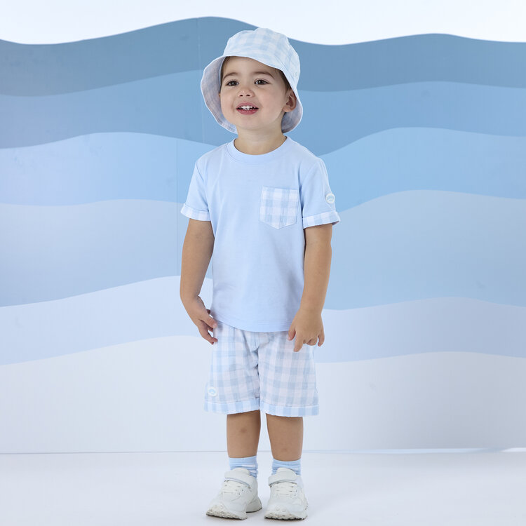 Mitch and Son Mitch & Son SS25 Fosco Gingham Bucket Hat