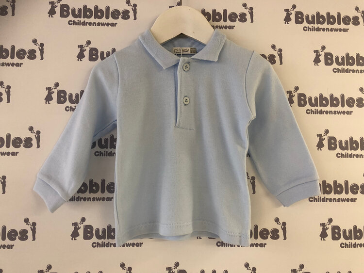 Piruleta Piruleta Pale Blue Polo Shirt