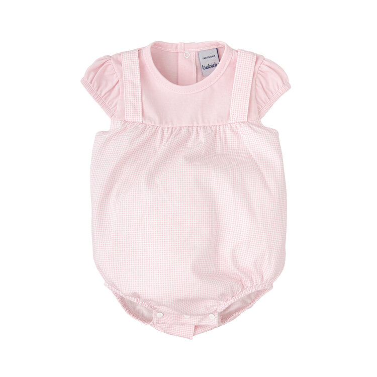 Babidu Babidu SS25 Gingham Romper - 31213
