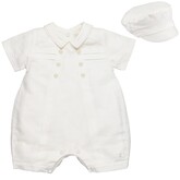 Emile et Rose Emile et Rose SS25 Pierre Linen Romper & Cap