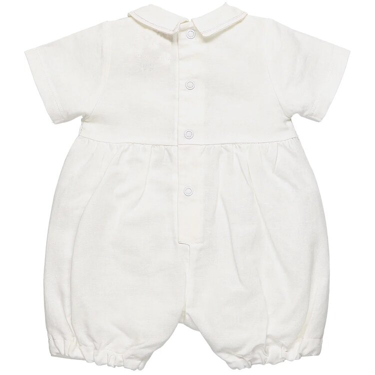 Emile et Rose Emile et Rose SS25 Pierre Linen Romper & Cap