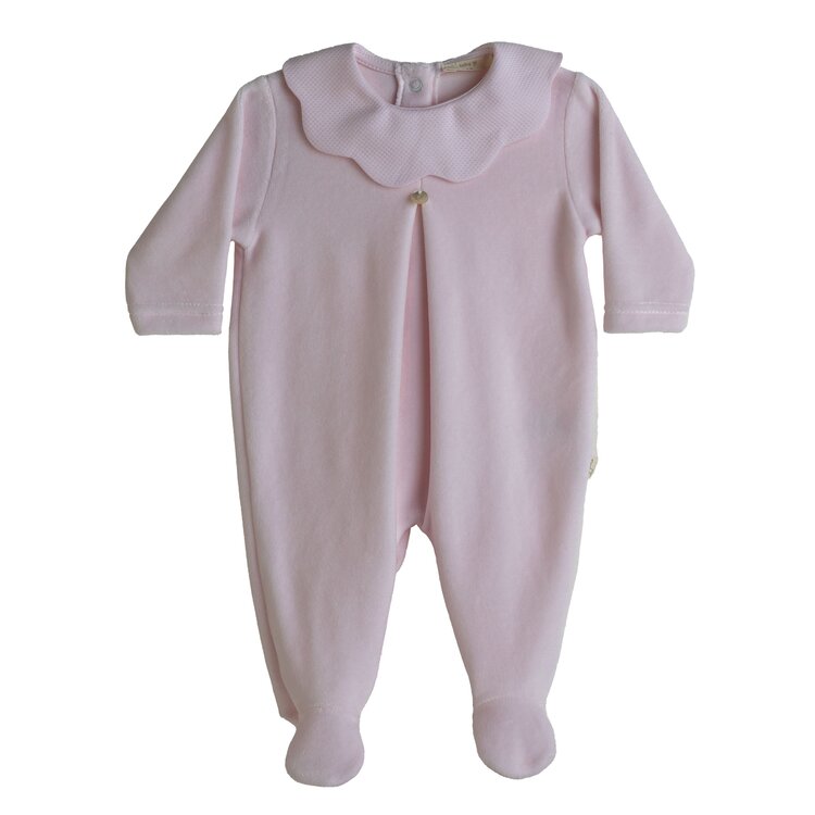 Baby Gi Baby Gi SS25 Cotton Pique Collar Babygrow - PQ50M
