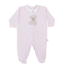 Baby Gi Baby Gi SS25 Sweet Teddy Cotton Babygrow - ST53M